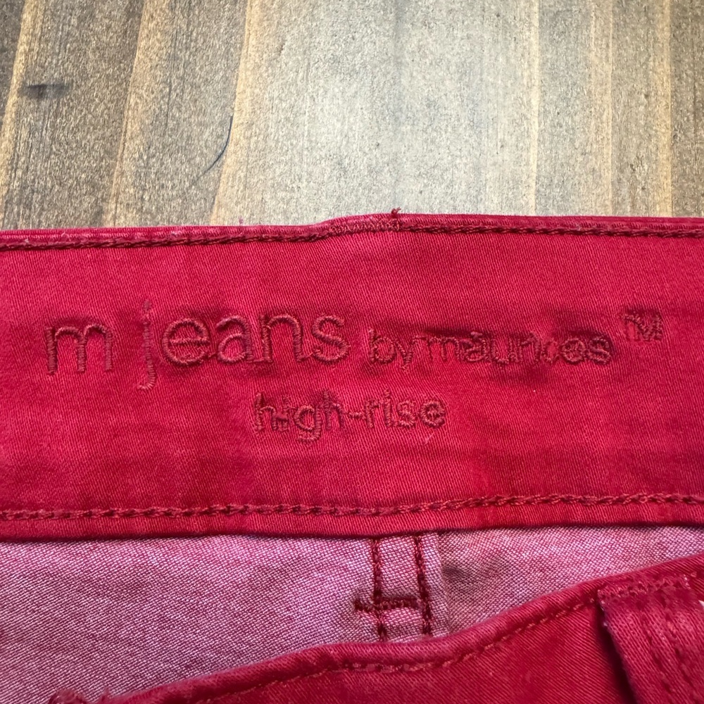 Maurice’s Red High Rise Jegging - Picture 6 of 7